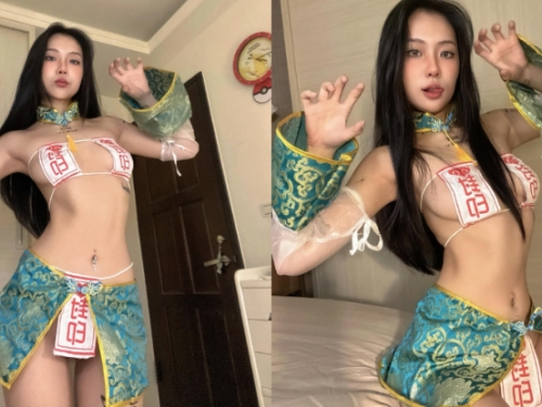 火辣女殭屍「Nami」邪惡穿越，「豪乳水蛇腰」由道長用力收服！
