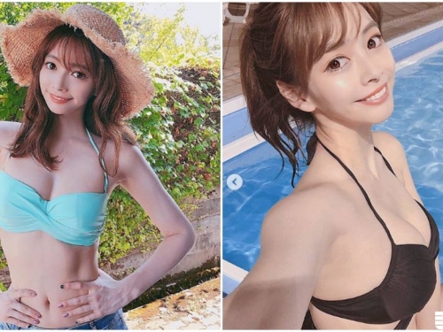 正妹油畫家「豐滿美乳」好誘人，九頭身「顏值太逆天了」！