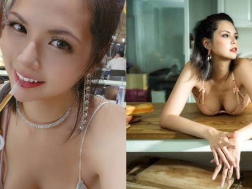 內襯都露！媚眼尤物「陳婷」用餐丟福利，「直擊乳溝」先餵飽粉絲！