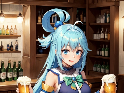 AI生成 放開那個--阿庫婭!!
