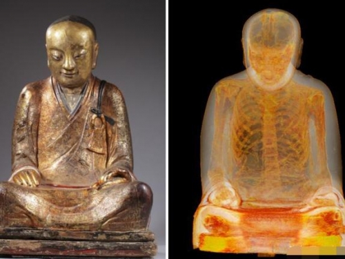國外科學家掃描被盜的中國佛像，發現了不同尋常的事