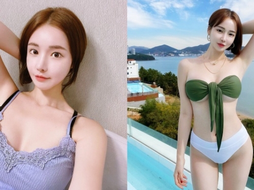 讓人心動的溫柔小姐姐！短髮正妹 woou.c「肉感 S 曲線＋雪乳」不藏私