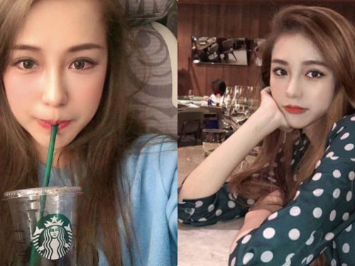 喝星巴克正妹「精緻五官好上鏡」，嫵媚電眼一眨迷倒萬人！