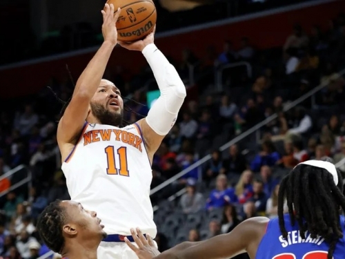 NBA》布朗森帶頭砍36分！尼克轟爆活塞 對戰16連勝