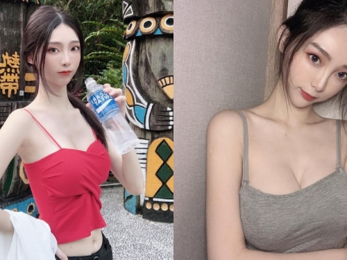 台北動物園出沒「白皙吊嘎妹」Lily，超豐滿清涼造型讓人看了也想跟著一起補水！