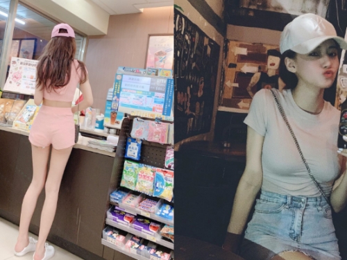 便利商店驚見「神級長腿正妹」　正面還有遮不住的飽滿美乳！