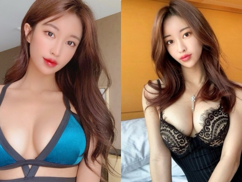 美艷小姐姐「胸前辣乳超渾圓」，飽滿的大雙球看了好震撼！