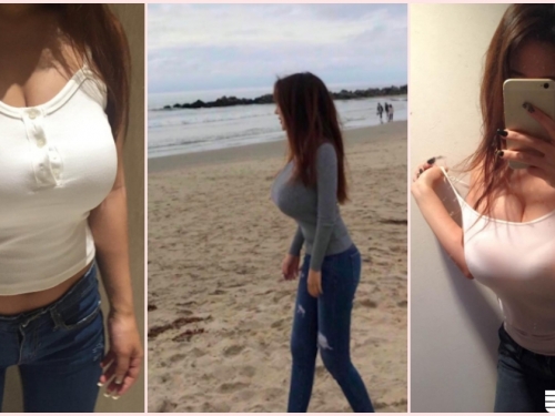 巨乳逼死人！網瘋傳「大肉包奶妹」乳量又兇又狠！滿滿的「惹火乳照」 畫面好犯規...