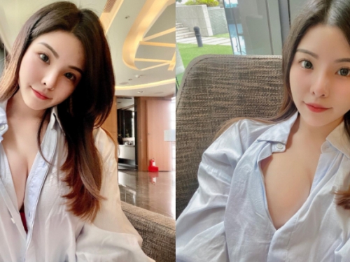 小圓臉「Cynthia」退去嬰兒肥展現成熟性感美　襯衫透出誘人風光