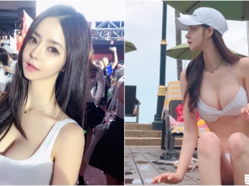 音樂節驚見「小臉大奶妹」！白皙Ｑ彈的「ㄉㄨㄞㄉㄨㄞ乳」讓網友好興奮！