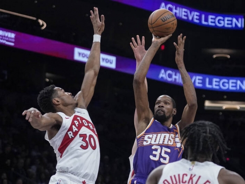 NBA》拒打附加賽！杜蘭特35分率太陽滅暴龍續居西部第6