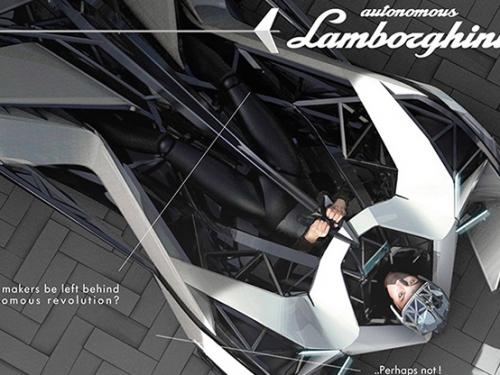 用「穿」的超跑？Lamborghini 瘋狂概念車「Exo-Suit」打破你對自動駕駛的想像！