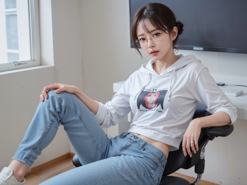 AI生成美女~理系の地味なGirl（平凡的理科女孩）