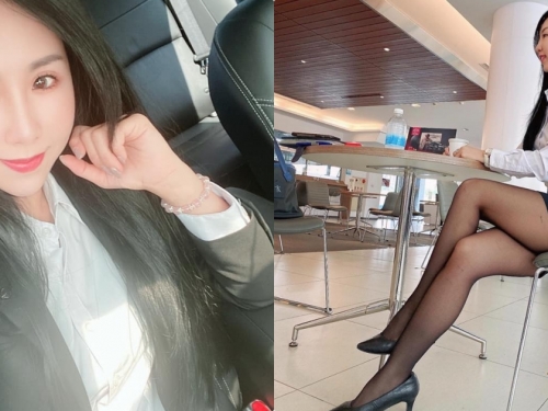 Nissan正妹業務「瑟琳娜」美腿好撩人，甜美微笑讓人好想買車啊！