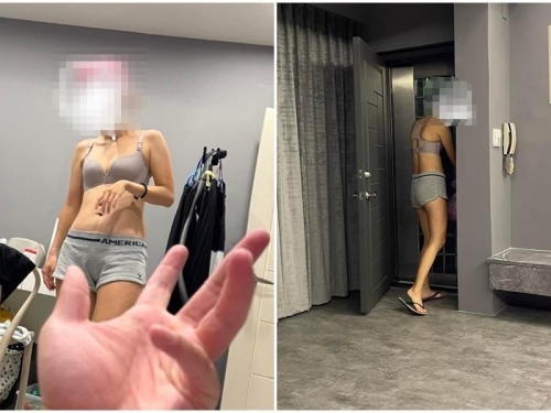 直男不懂？女友丟垃圾穿「太清涼」他看傻