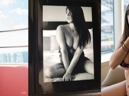 E奶氣質淚痣美女♡　自稱永遠都是素人女優的「通野未帆」！