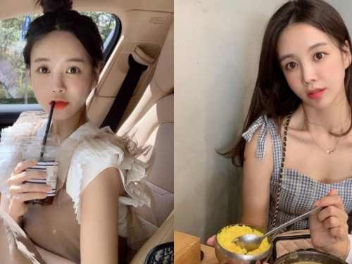正妹老闆娘吃飯「小露乳溝」，溫婉氣質散發「超強電力」！