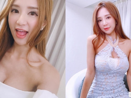 上圍太豐滿擠爆晚禮服...正妹「松崎優」身材好辣，「渾圓飽滿」還有水蛇腰～