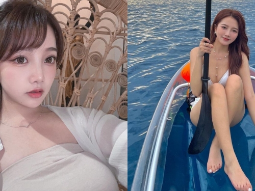 「正妹造型師」小琉球穿比基尼劃船！臉蛋甜美還有「窈宨美體」太犯規啦～