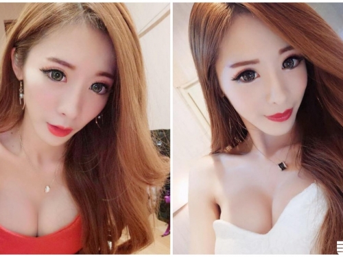 正妹火辣美胸辣翻了！平口洋裝「渾圓胸型太養眼」！