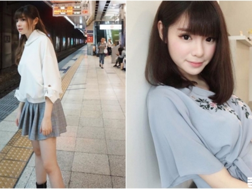 等車了啦！台北車站驚見「大眼美腿正妹」！寬鬆衣服下「渾圓巨乳」超驚喜！