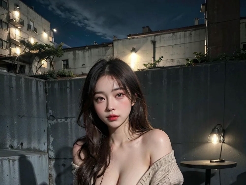 ★PATREON★ Nighttime Beauty in Knitwear 1
