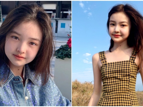 她才 15 歲！中國正妹「三三」一家基因超強大　三姐弟合照曝光讓你想重新投胎！