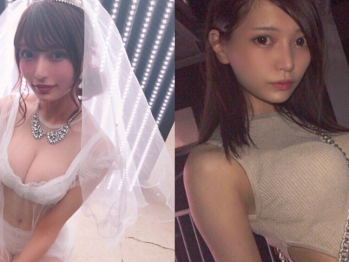 這種禮服合法嗎？「巨乳新娘」極限露出　三叔公看到都要中風了