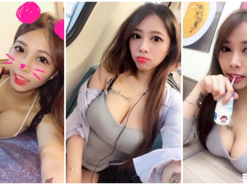 「北捷爆乳女神」出動了！34F超大車頭燈，把旁邊乘客都電暈了！