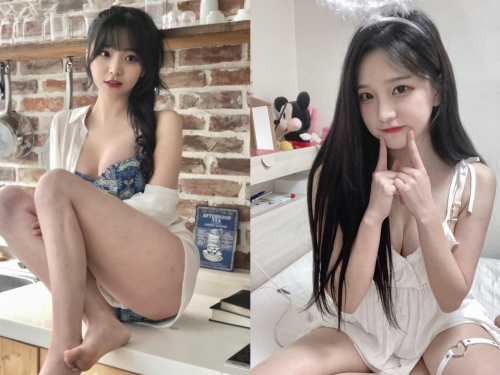 來廚房驚見「甜美小廚娘」坐在流理台把自己當佳餚　如果可以，先來杯牛奶好嗎...？