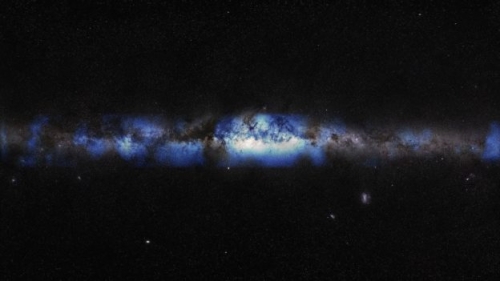 銀河系嶄新面貌，IceCube 科學家首釋出銀河高能微中子地圖