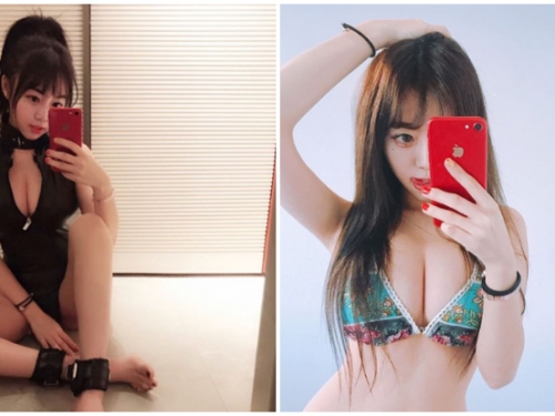 小隻馬果然還是大奶的好！「美乳小隻馬」米米穿上緊身皮衣，惹火曲線讓人愛如潮水！