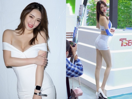 9頭身完美車模「可可婕埨」超級美腿長到不科學！那雙神腿，刷新哥三觀了