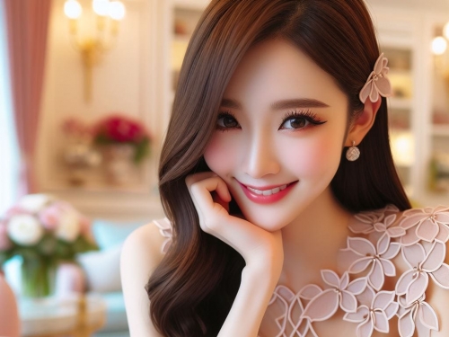 妹子出門和在家．都要穿美美的