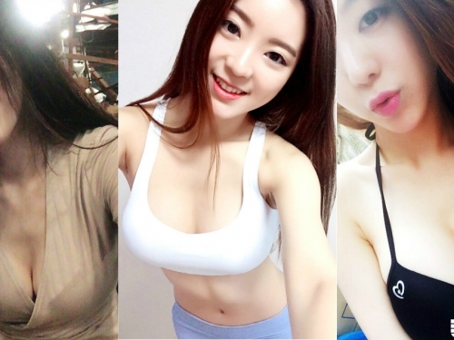 運動正妹夾緊「翹蜜臀」深蹲姿勢太撩人！全健身房都在看她...