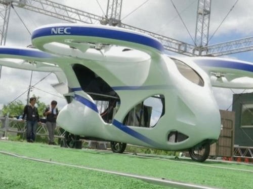 NEC 飛行車成功在空中穩定盤旋一分鐘