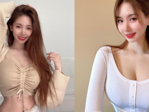 美豔健身小姐姐「胸部比臉大」，「豐滿美乳」是超強秘密武器！
