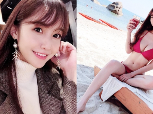 火辣狂燒蘇美島！「侶安」的白嫩美體在沙灘上一覽無遺，美到讓人喪失語言能力！