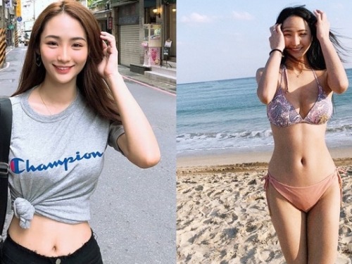會騎重機的女生先給讚！長腿辣模「小貓」身材令人超驚喜！比基尼炸出「D 奶、馬甲線」