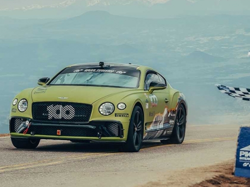 [影]豪車只是坐起來舒適？ Bentley Continental GT 打破派克峰登山賽最速紀錄證明身手不唬爛！