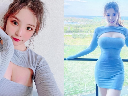 衣服挖洞好犯規！「32E雪乳正妹」小圓臉Cynthia，邪惡小心機火辣曲線全都露！