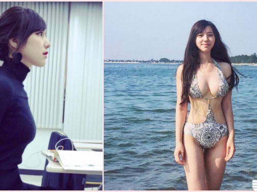 加油站驚見「美胸正妹」原來4個爆乳學生妹！海邊凝聚「乳能量」畫面讓人受不了…