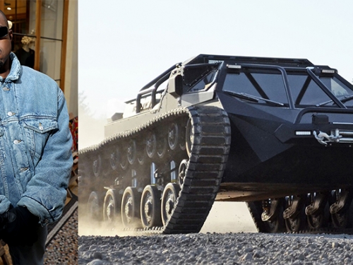 無需道路也能行！「肯爺」肯伊威斯特出售要價50萬美元的「超強民用坦克車」