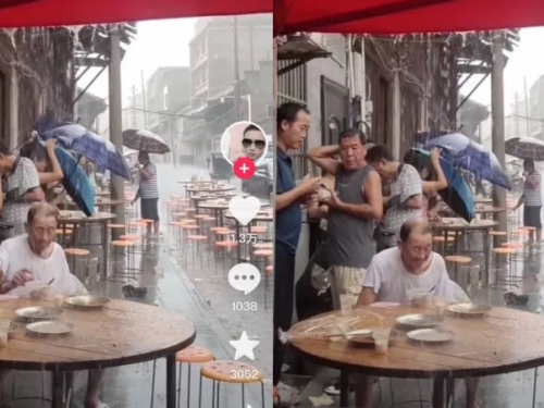 外甥婚禮下大雨！他卻在雨中獨自吃喜酒 引網友撻伐：這門親戚可以斷了