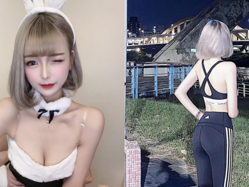 河堤驚見「短髮翹臀正妹」慢跑運動，纖細白皙超顯眼，路人看到都想一起跑！