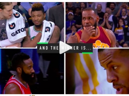 [影片]誰是本季NBA假摔王？詹皇哈登拼搶影帝 得獎的是......