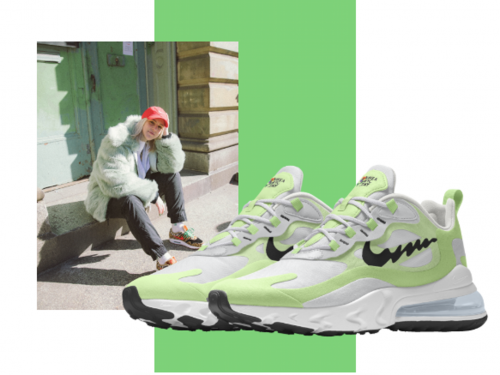 鬼影勾勾！Nike 推出「檸檬綠」AIR MAX 270 REACT，網友：勾勾發生什麼事了...