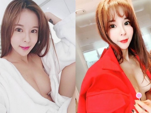 正妹紀曉嵐做SPA「火辣畫面曝光」，惹火側乳形狀露出了！