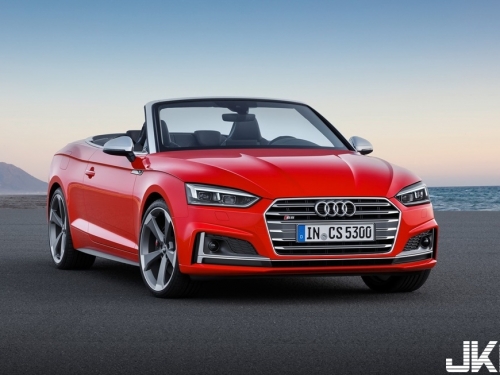 不畏寒風，放膽開篷！Audi S5 Cabriolet敞篷車型正式於2017年底特律車展亮相！