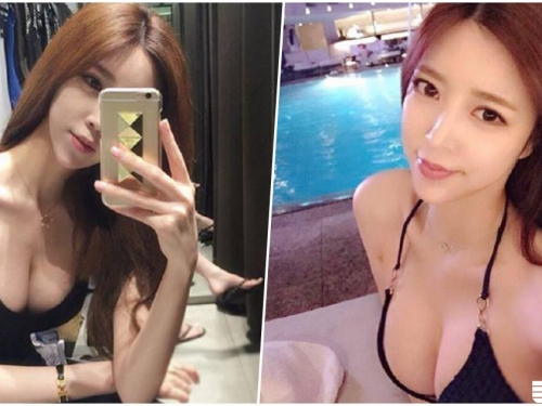 美乳姐姐「巨大車頭燈」好惹火，深V事業線一看就著迷了！